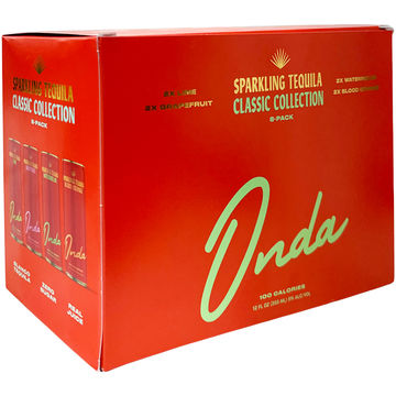Onda Sparkling Tequila Blood Orange 4pk 355ml.