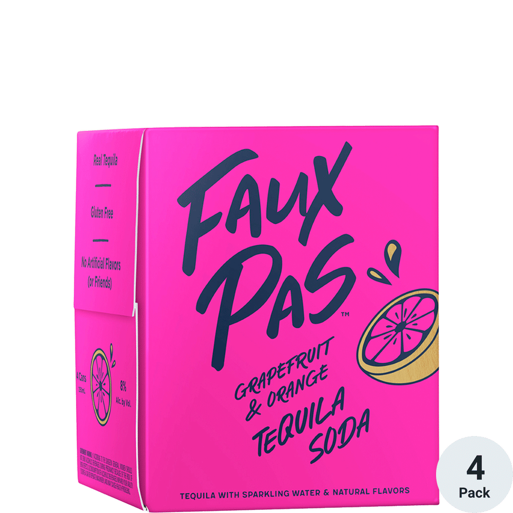 Faux Pas 4pk 250ml.each