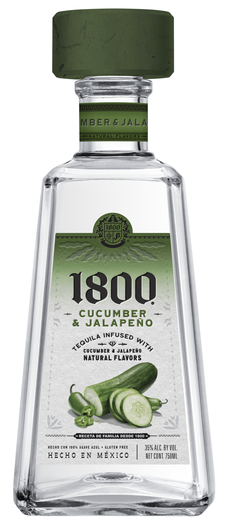 1800 cucumber Jalapeno 750 ml