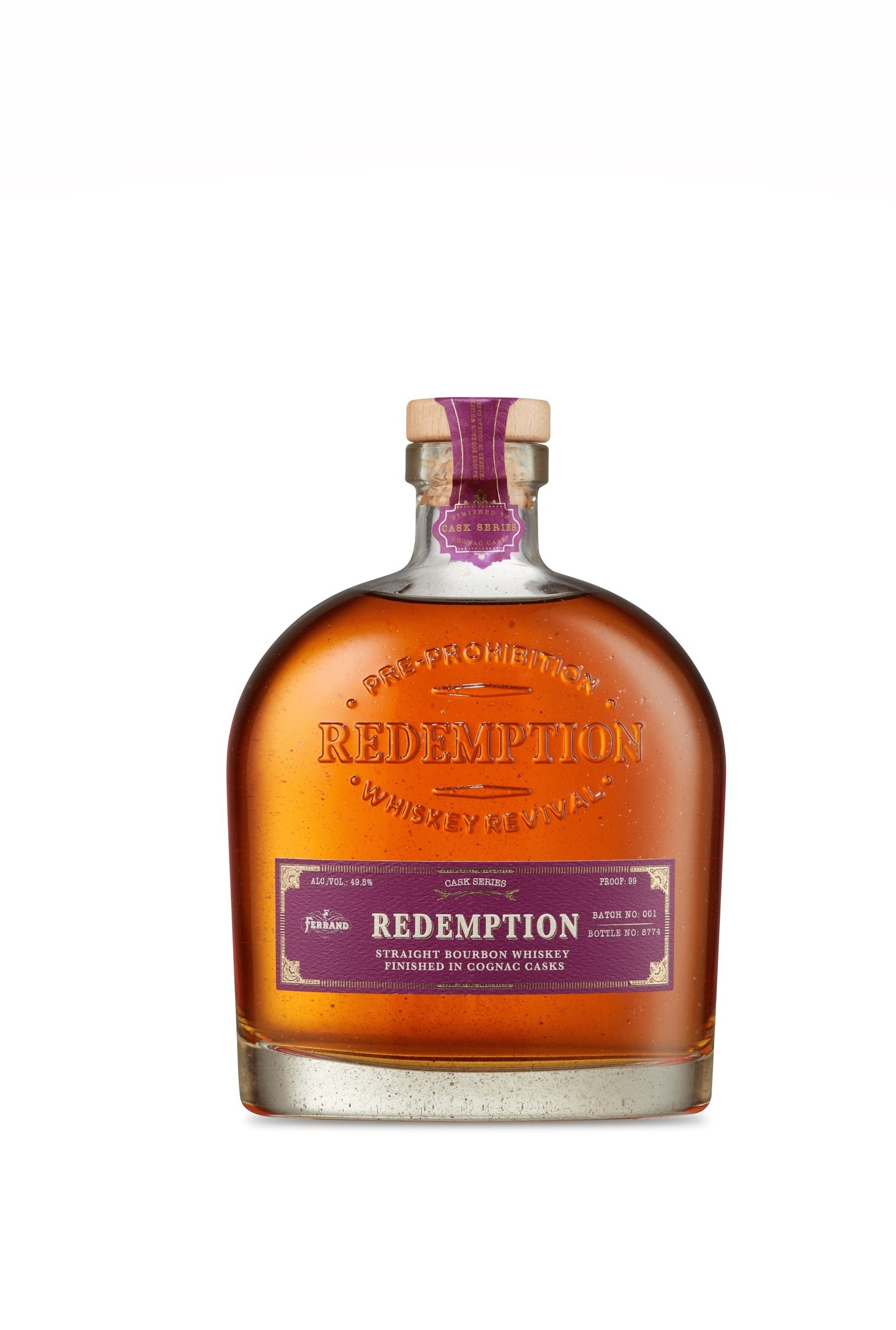 Redemption Straight cognac cas 750 ml