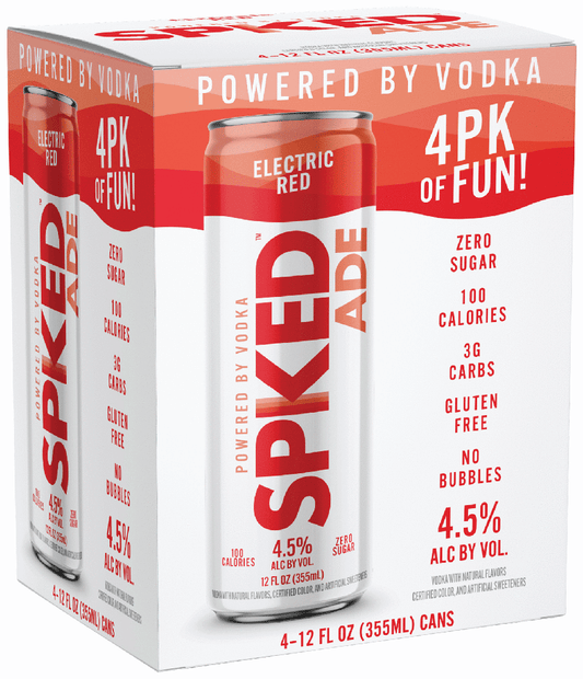 Spked Ade Electric Red 4pk