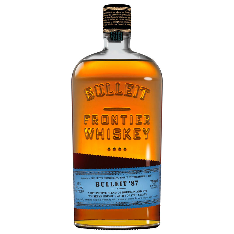 Bulleit '87 Frontier Whiskey 750ml bottle