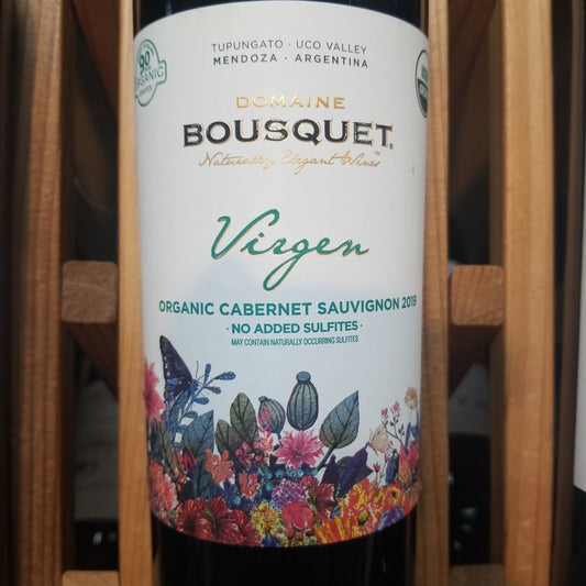 Domaine Bousquet Virgen Organic Cabernet Sauvignon 750ml bottle