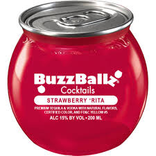 Buzzballz Strawberry Rita 200ml.
