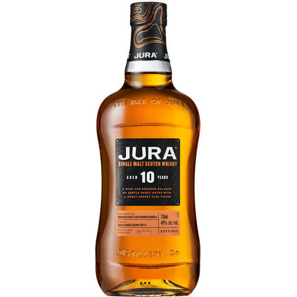 Jura 10yr scotch Whiskey 750ml