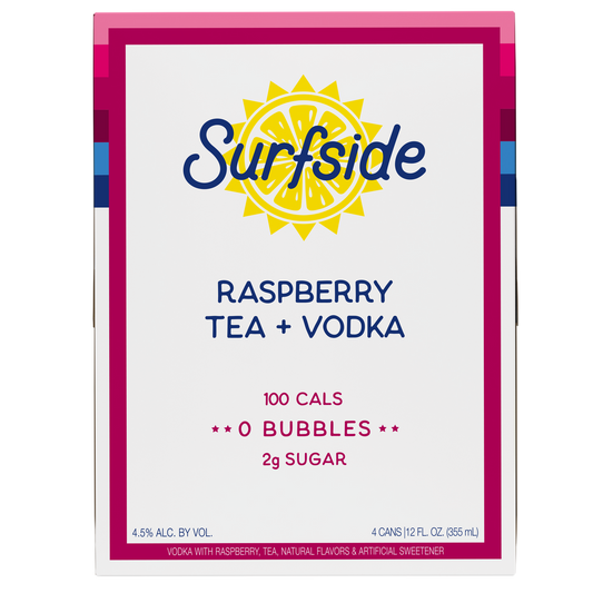 Surfside Lem Raspberry Tea 4 Pk
