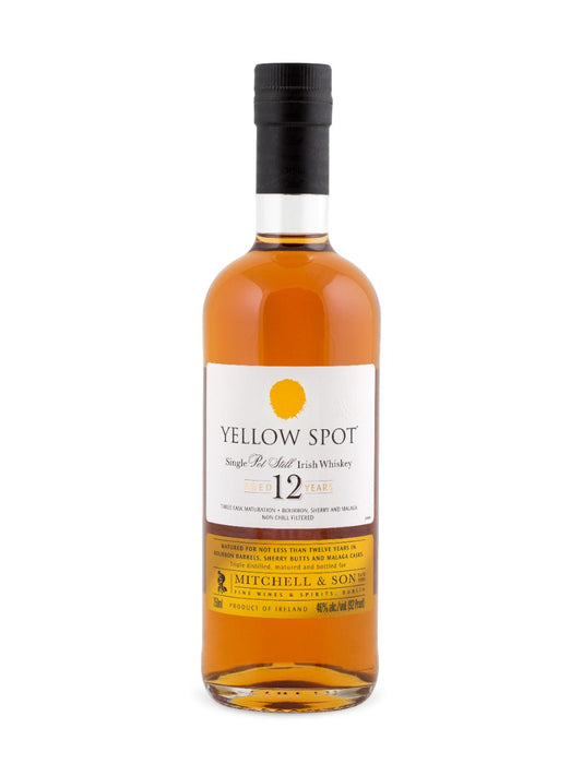 Yellow Spot 12 Yers 750 ml. Songle Pot Still Irish Whisk.