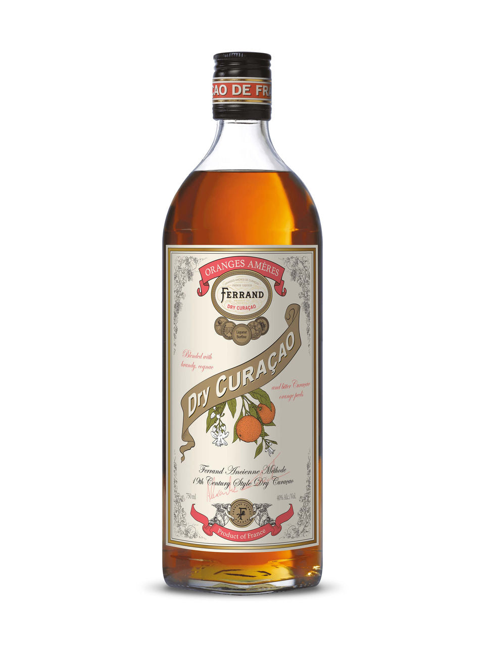 Ferrand Dry Curacao 750ml. Orange Liqueur