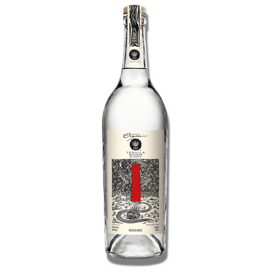 123 Organic Uno Blanco Tequila 750ml bottle