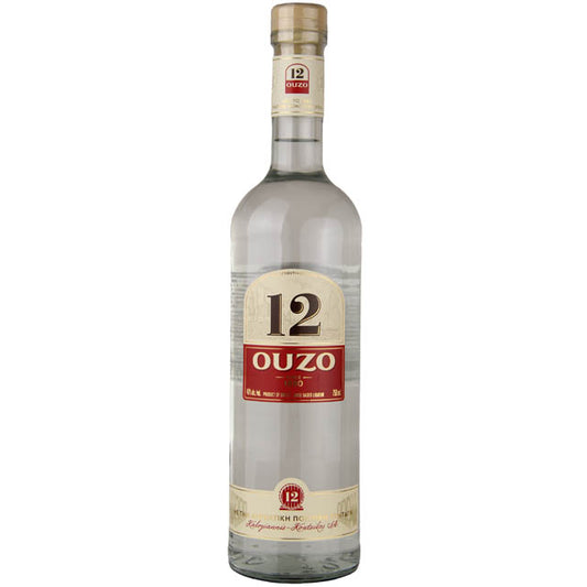 12 OUZO        750ml.