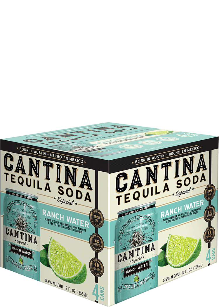 Cantina Tequila Soda 4pk