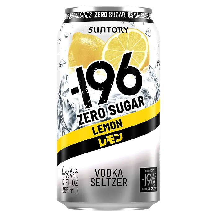 -196 Lemon Zero suger 4 pk can
