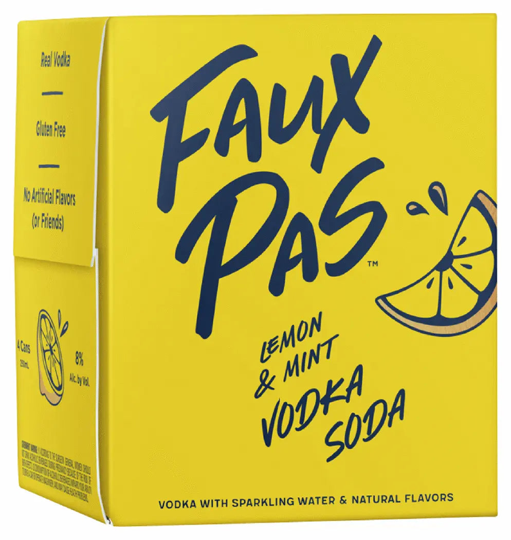 Faux Pas 4pk 250ml. each Spicy Mango Margarita
