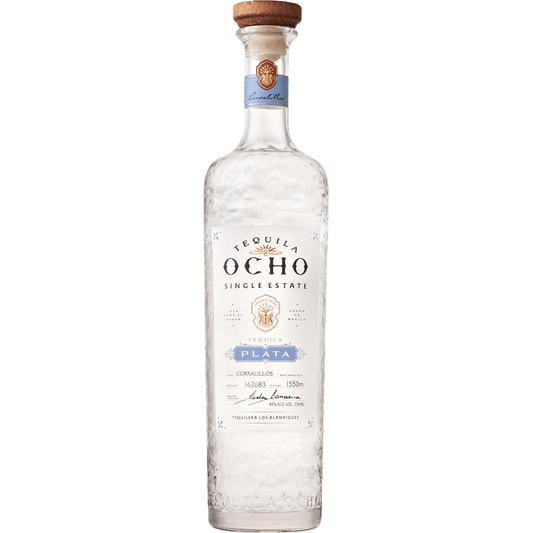 Tequila Ocho Plata 750ml.