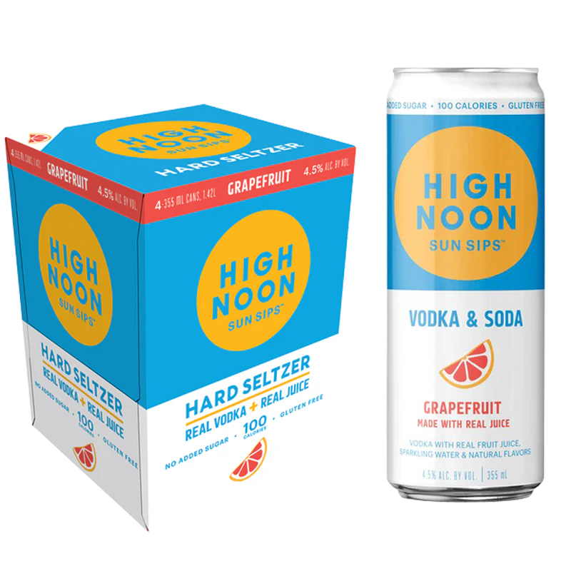 -196 Grapefruit Vodka Seltzer