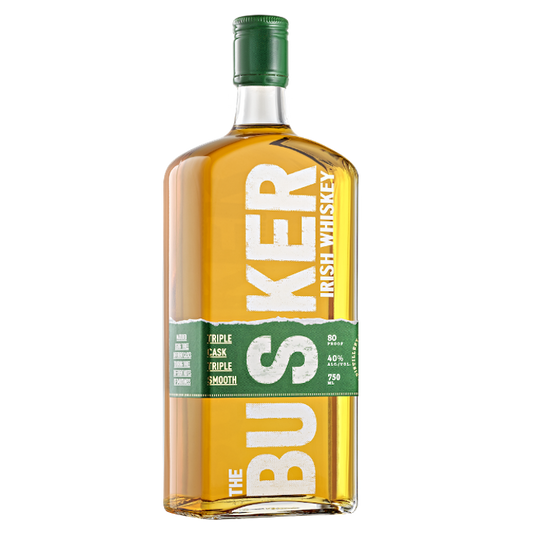 Busker Irish Whiskey 750ml.