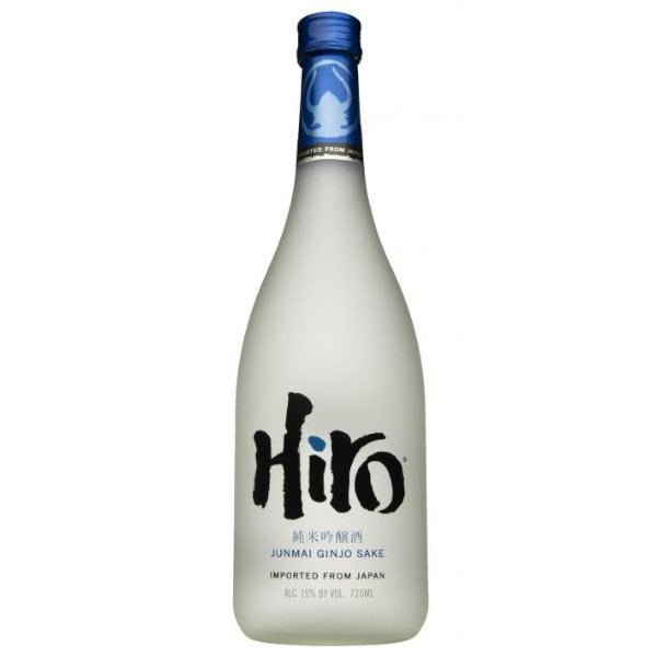 Hiro junmai gingo sake blue