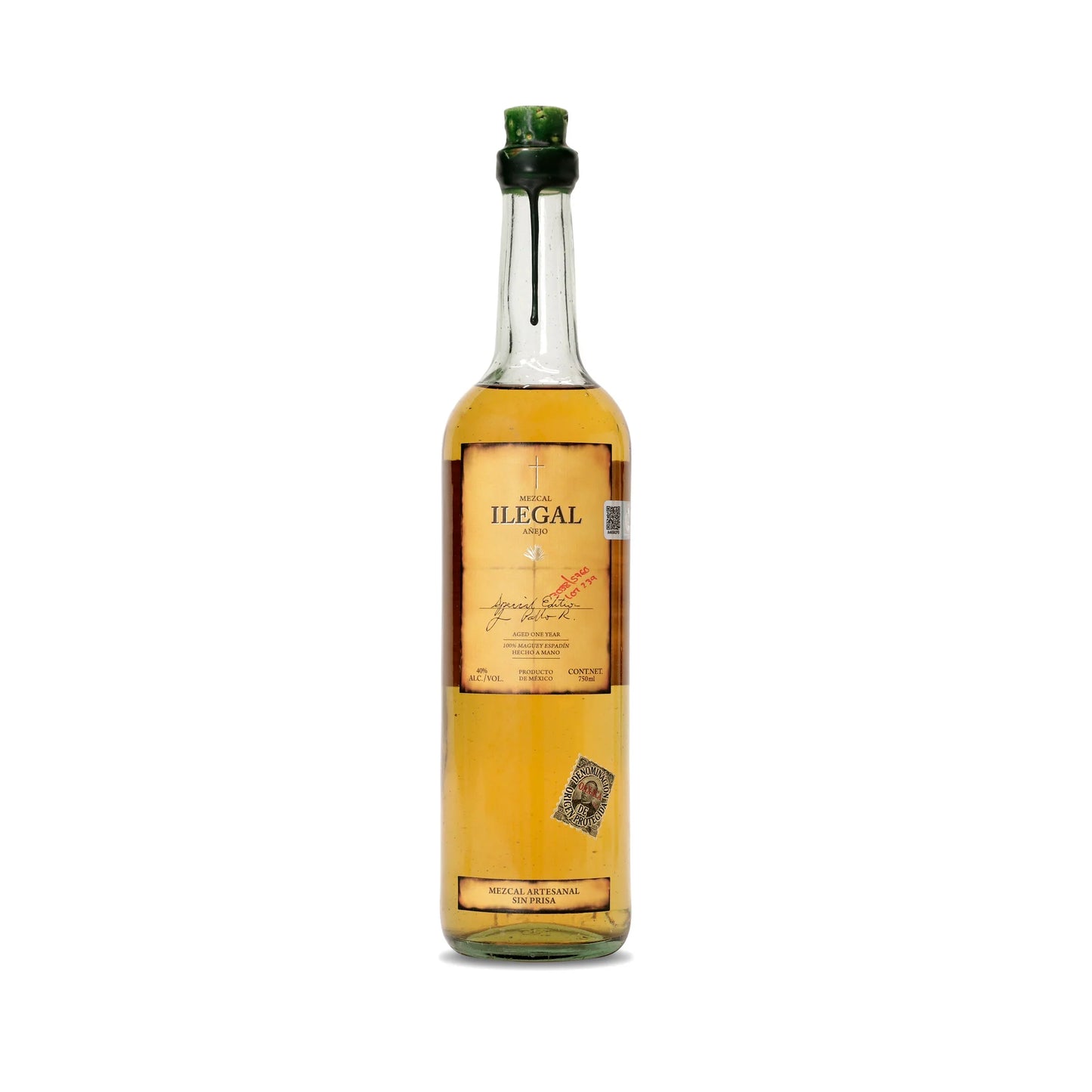 Ilegal Mezcal Anejo 750ml.