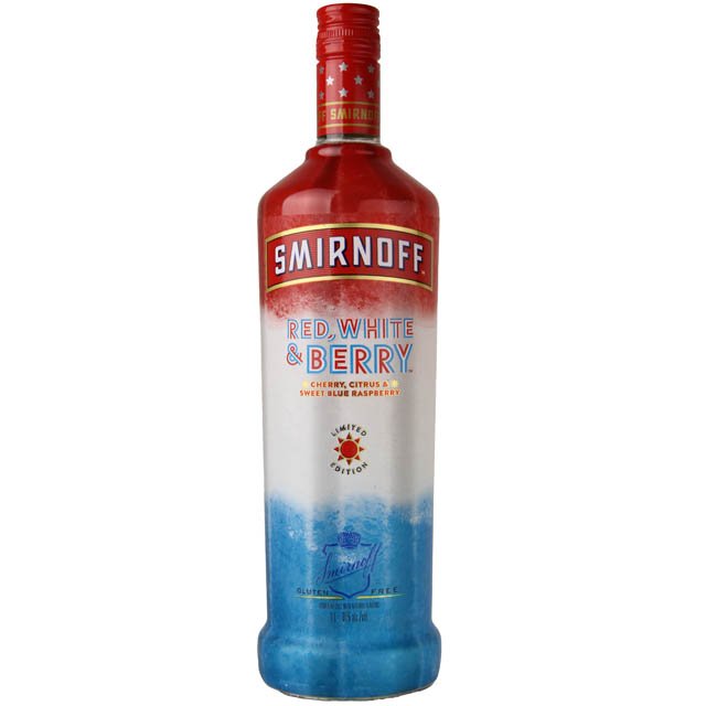 Smirnoff Red,white,berry