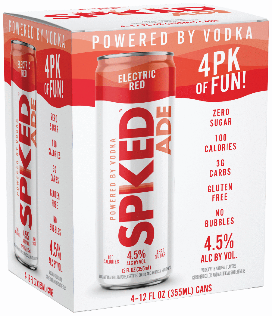 Spked Ade Electric Red 4pk