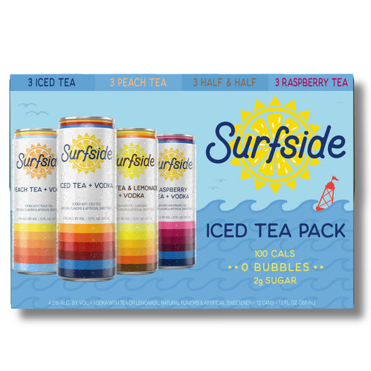 Surfside Iced Tea + Vodka Variety Case Deal (3/8 pk or 2/12 Pk)