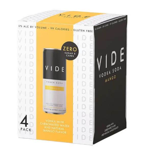 Vide Mengo 4 pk can vodka soda