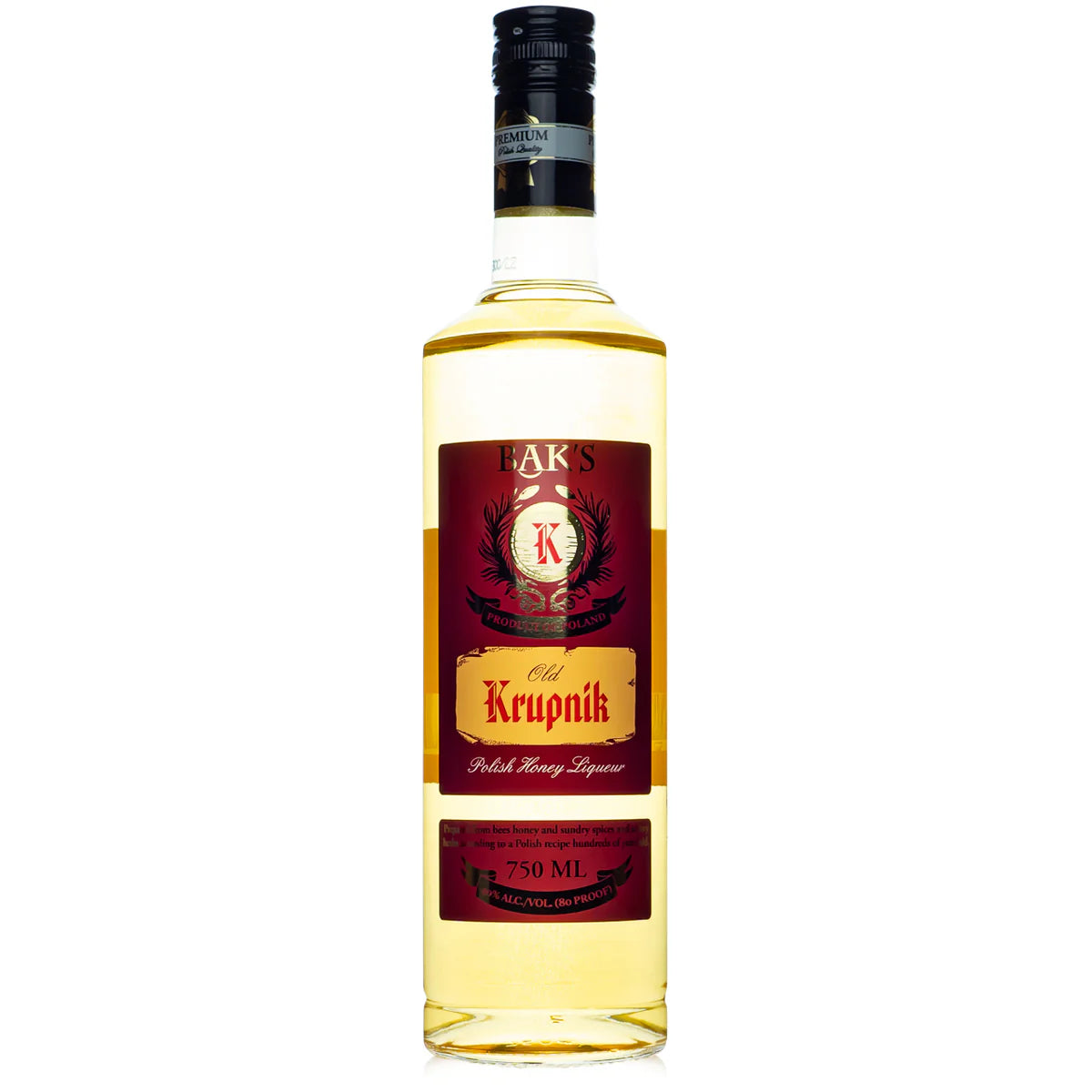 Bak's Krupnik Honey 750ml.