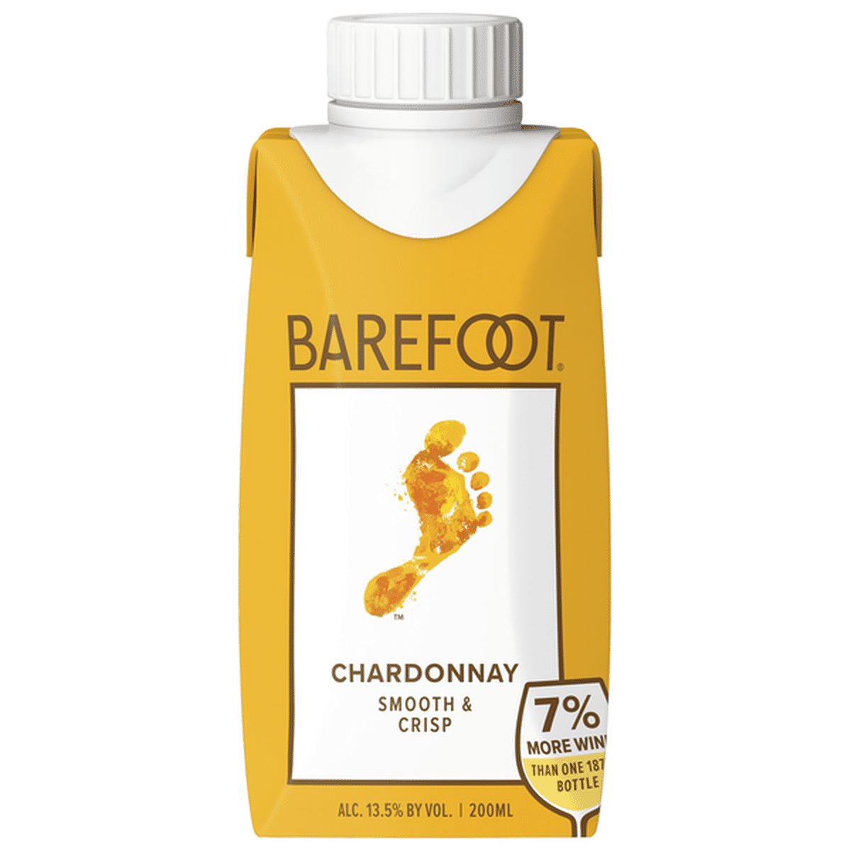 Barefoot Chardonnay 200ml Tetra Pak