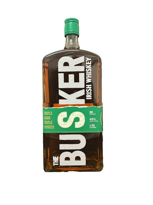 The Busker Triple Cask Irish Whiskey 1.75L bottle