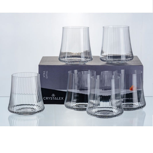 Crystalex 13.9 oh whiskey Glass 6 pk