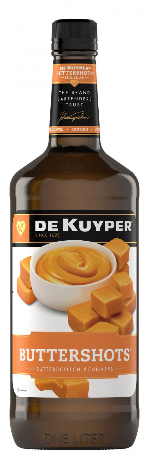DeKuyper Buttershots Butterscotch Schnapps 1L bottle