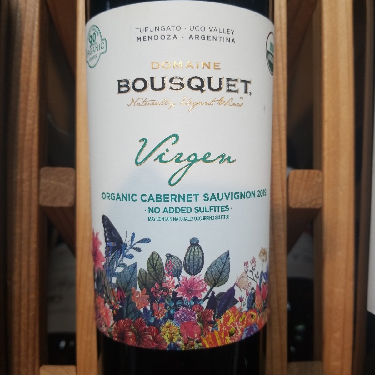 Domaine Bousquet Virgen Organic Cabernet Sauvignon 750ml bottle