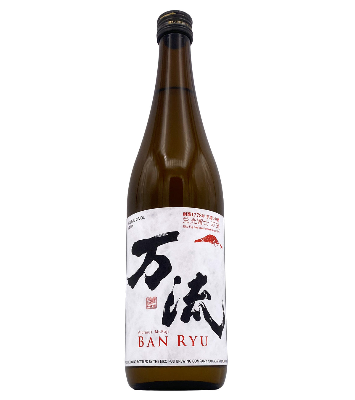 Eiko Fuji Ban Ryu Honjozo Sake 720ml bottle