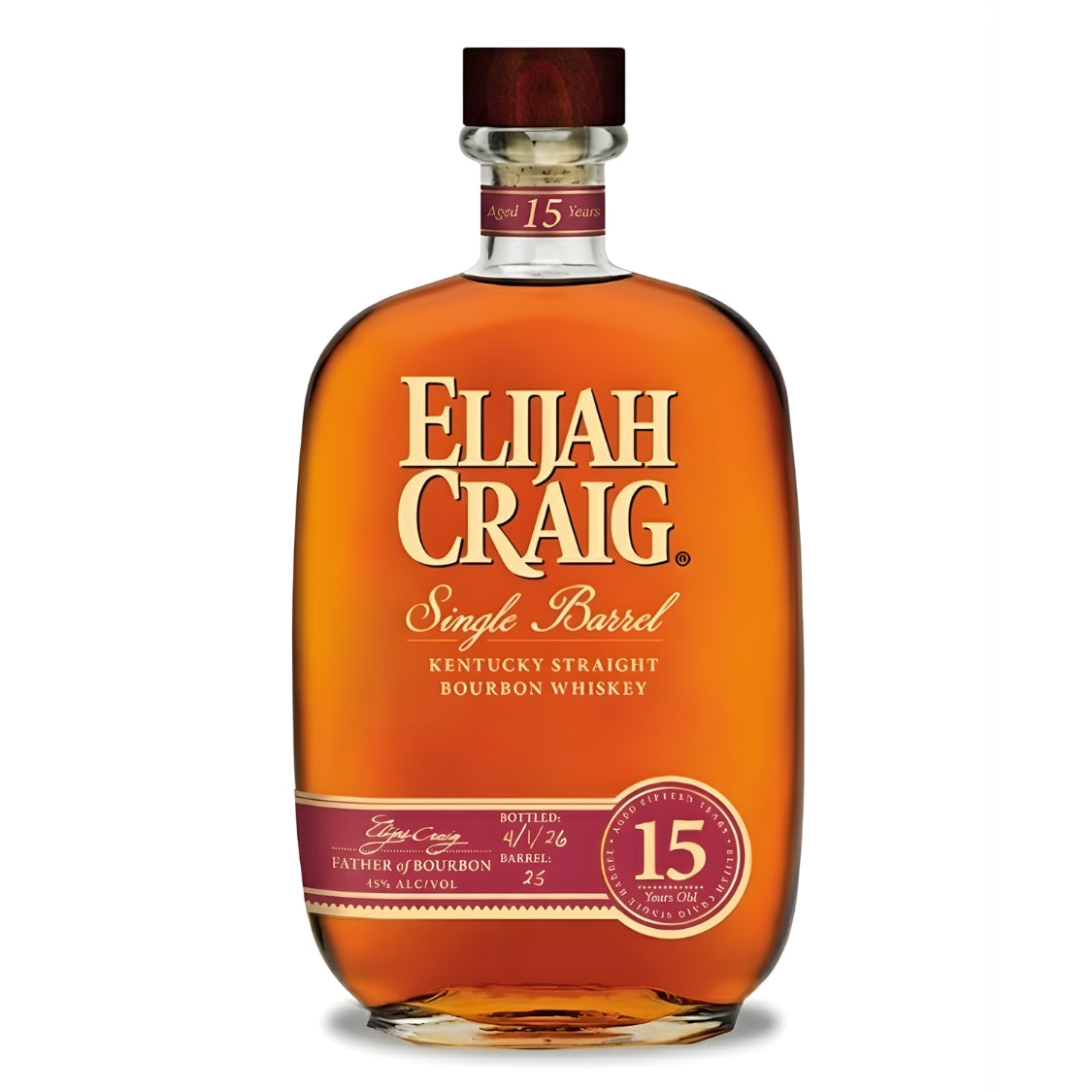 Elijah Craig 15 year Single Barrel