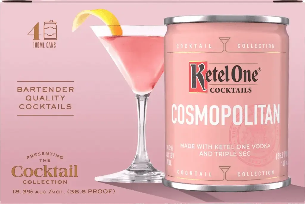 KetelOne Cosmoplitan 100ml cans