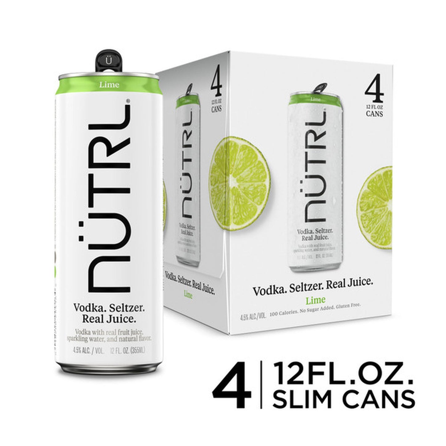 Nutrl Vodka Lime 4pk