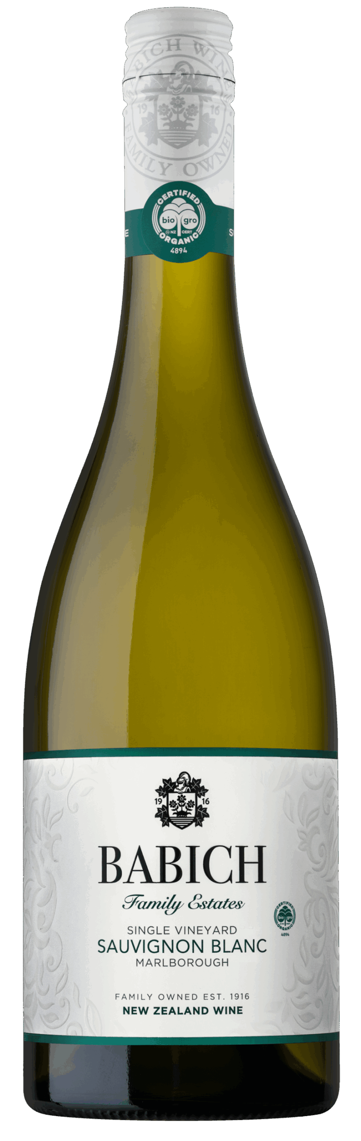 Babich Sauv Blanc 750ml Headwaters Oragani