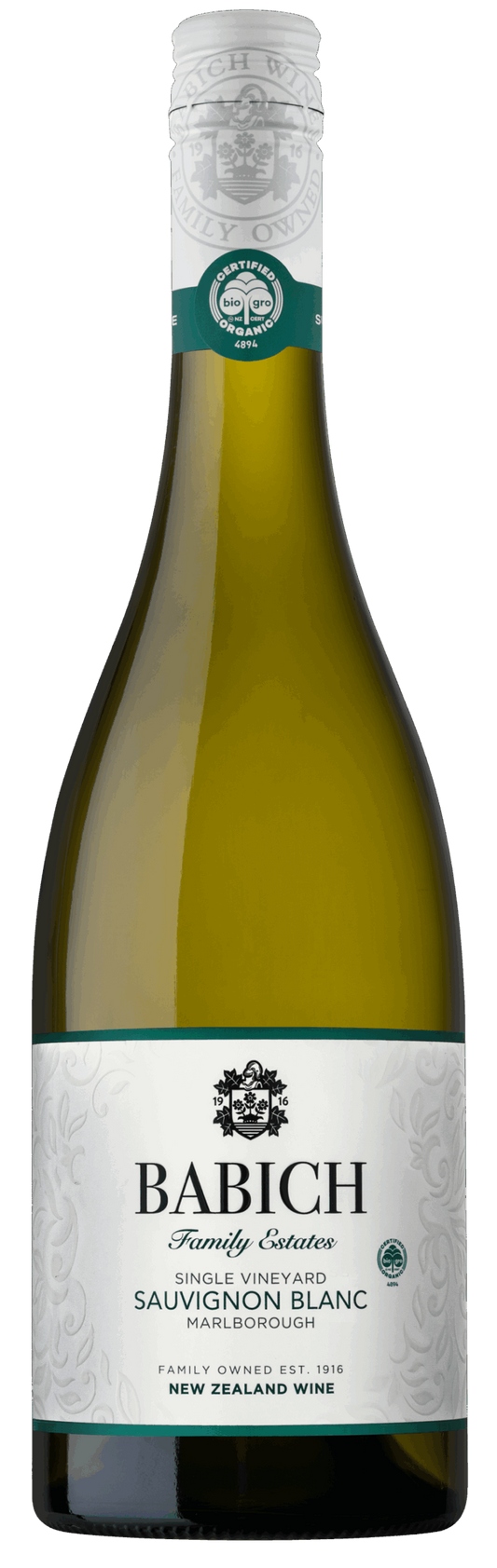 Babich Sauv Blanc 750ml Headwaters Oragani