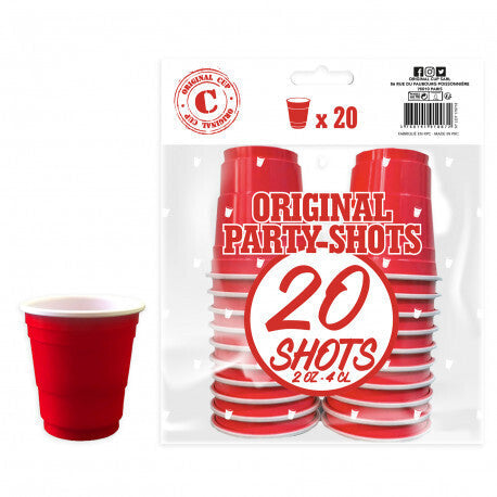 Party Red Shots 20set