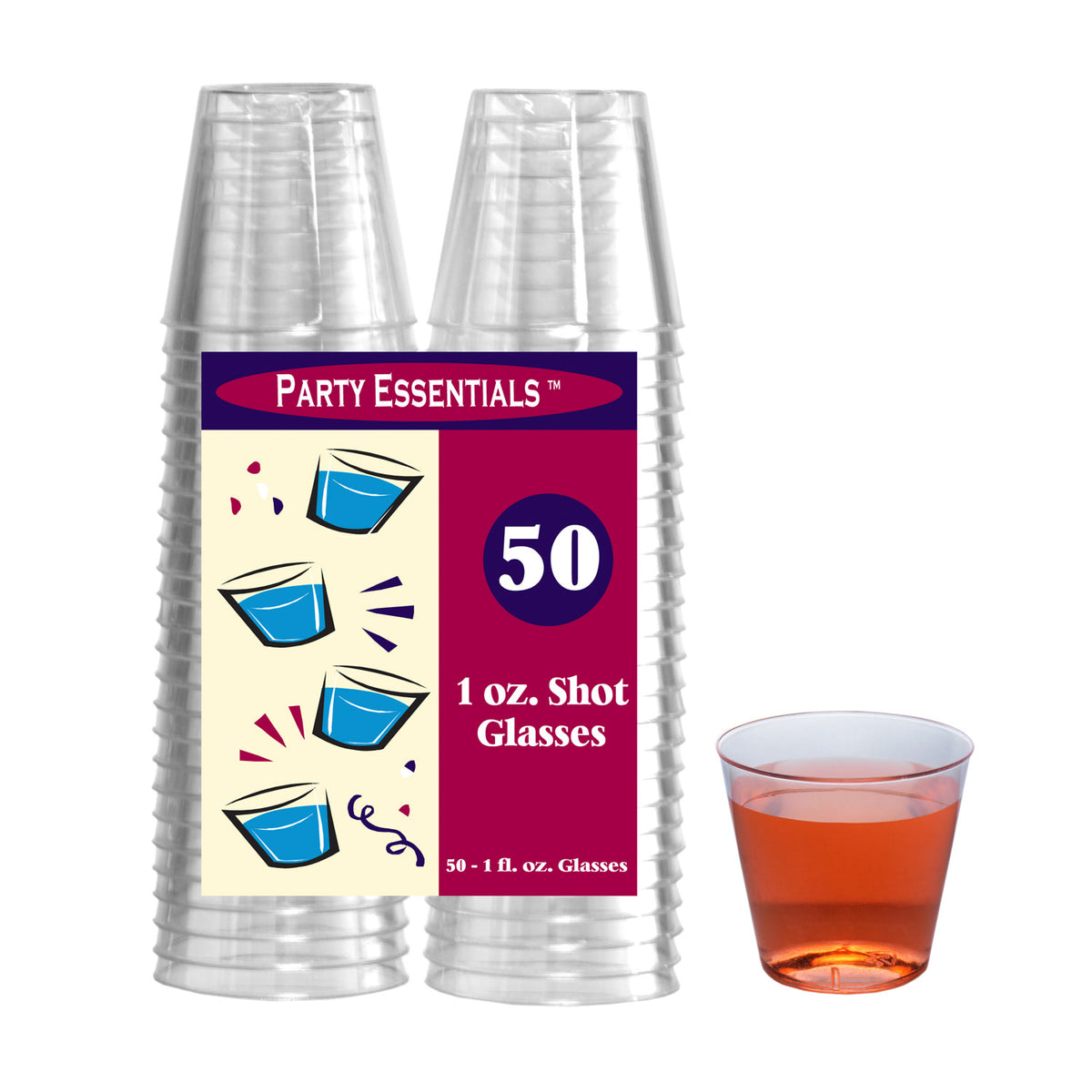 Party Shot Glass 50 pk