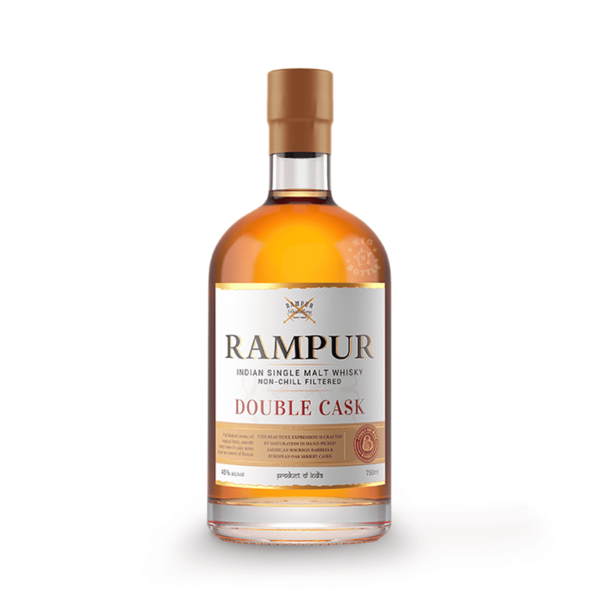 Rampur Double Cask Indian Single Malt Whisky 750ml