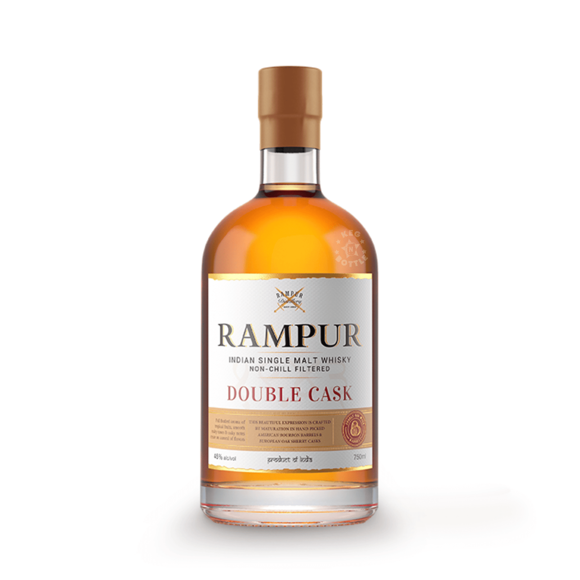 Rampur Double Cask Indian Single Malt Whisky 750ml