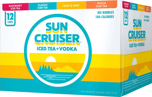 Sun Cruiser Vodka Iced Tea Variety Pack (3/8 pk or 2/12 Pk)