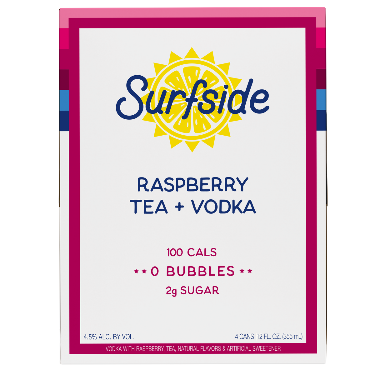Surfside Lem Raspberry Tea 4 Pk