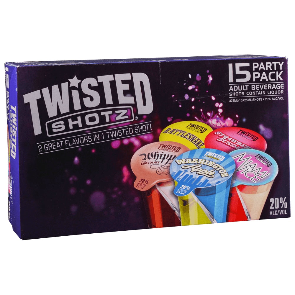Twisted shotz 15 party pack
